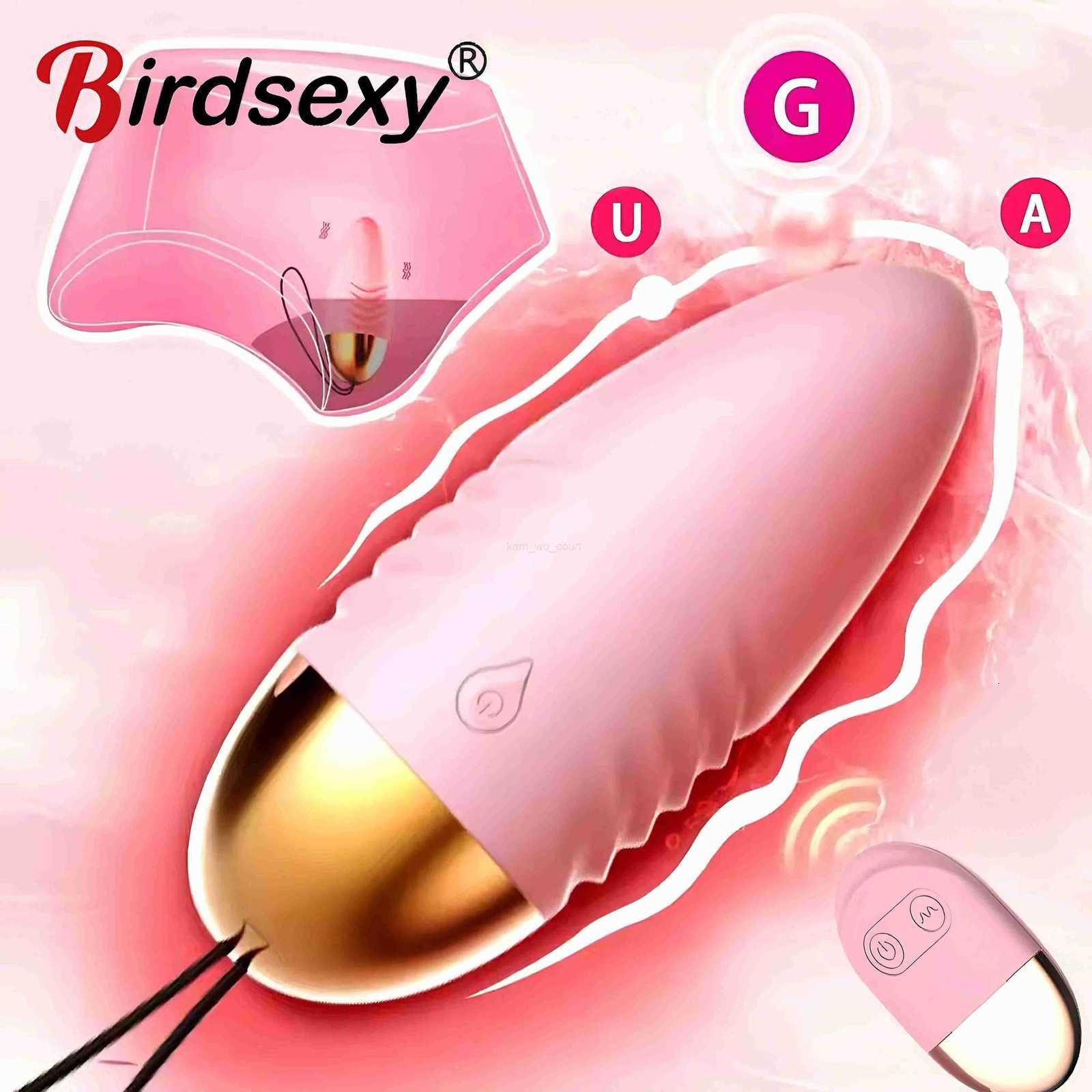 10-Speed Wireless Remote Control Vibrator for Women Bullet Eggs Clitoris Stimulator Panties Ball Sex Toys for Women Masturbators M250731
