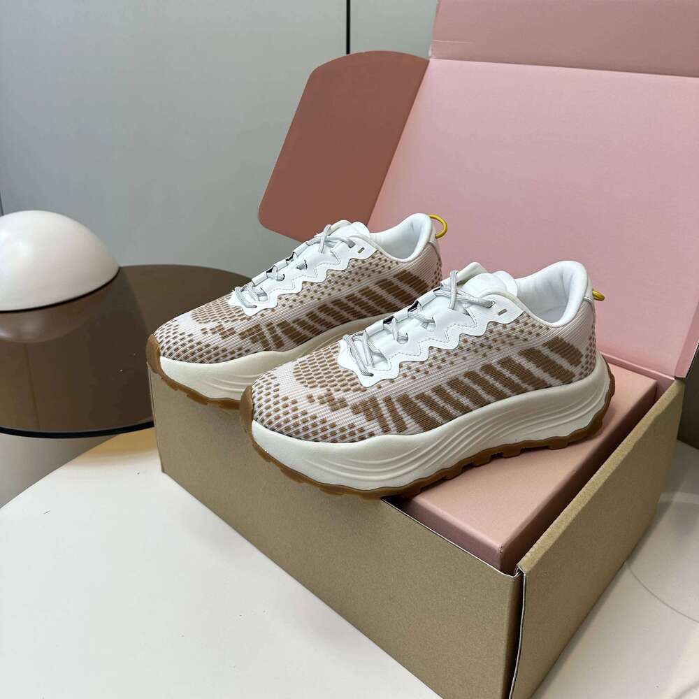 New Women Size35-44 Couple Sneakers Flat Platform Sports Mesh Flats Round Toe Lace Up Designer Shoes Zapatillas De Mujer 99f
