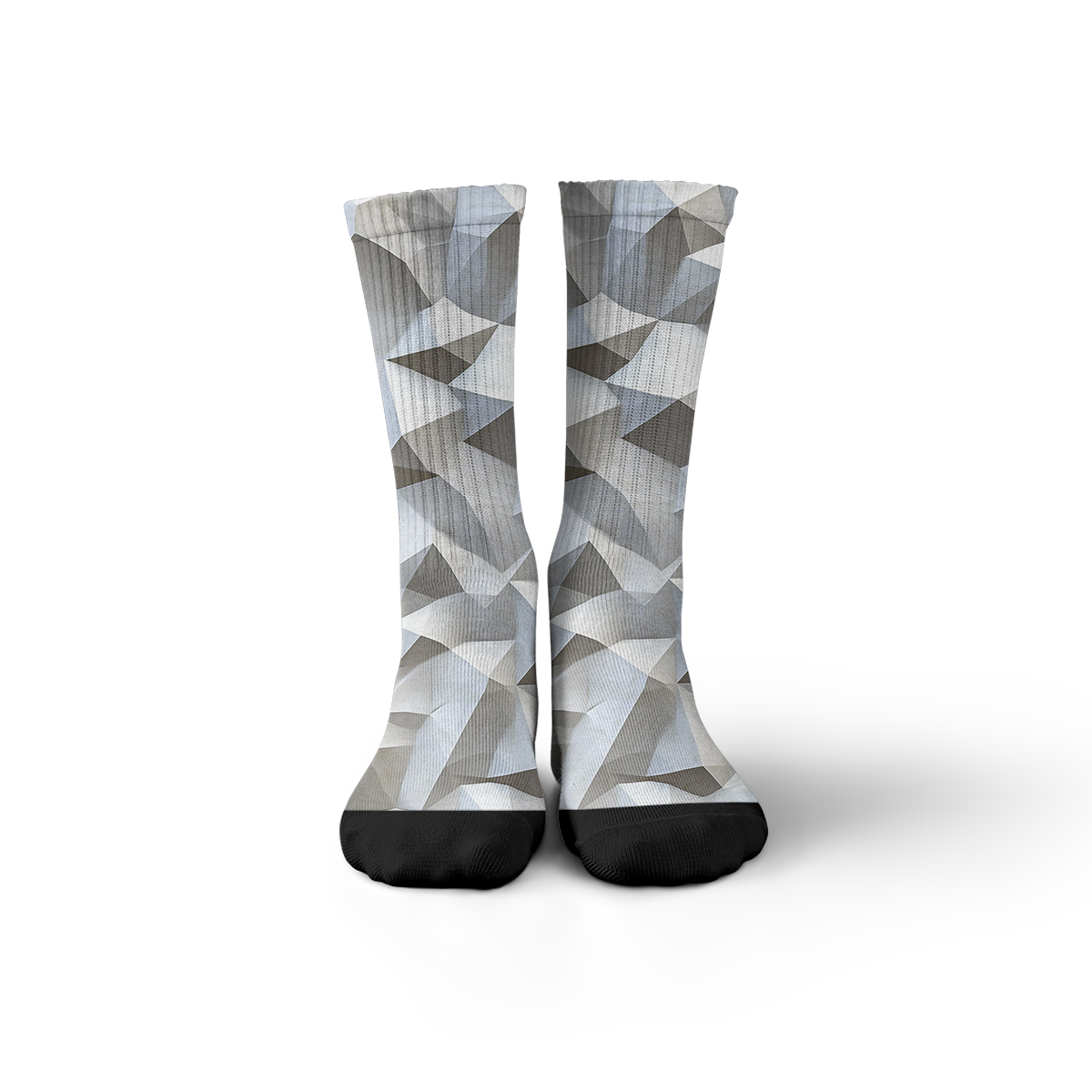 Geometric Triangle Pattern Unisex Tube Sock C118