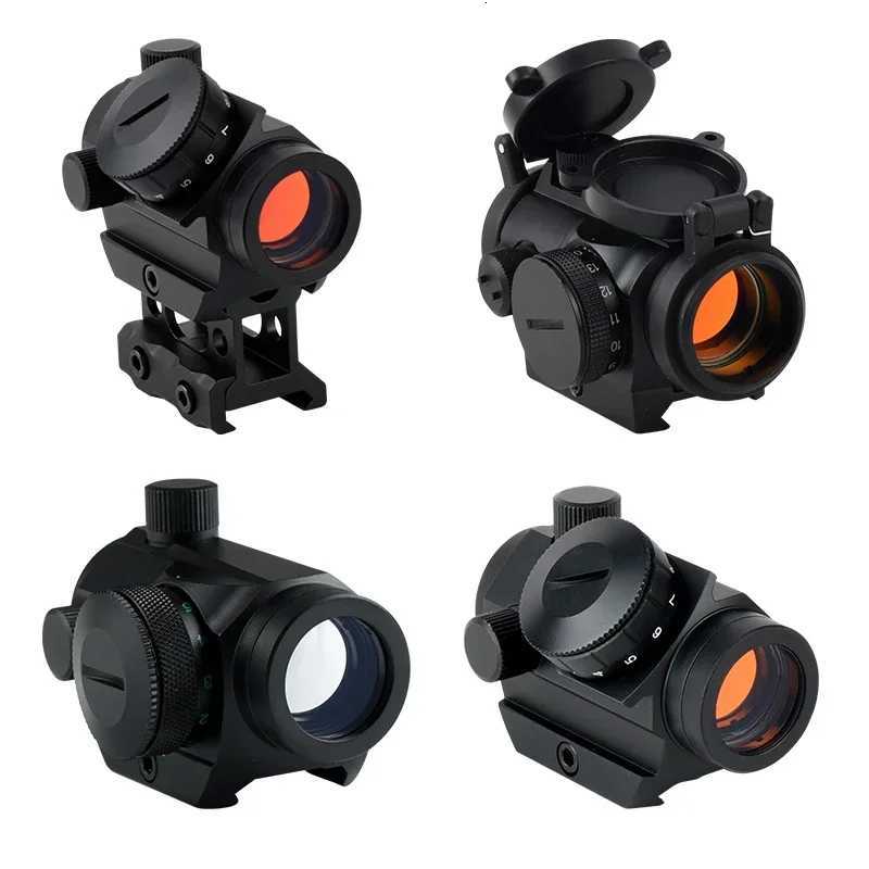 Tactical Green Red Dot Sight Optics Reflex Riflescope Hunting Scopes Fit 11/20mm Rails Rifle for Hunting Firearms Airsoft R250730