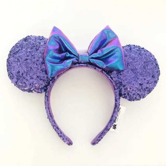 Disney plush animal headband Mickey glitter ears COSTUME Halloween headband cosplay plush gift mouse doll girl headbandXJ250504