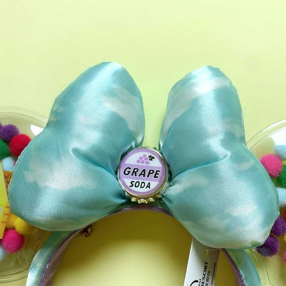 Disney Walt Disney Minnie Ear Headband for Women Disney Mickey Mouse and Friends Ears Plush Glitter Party Role Playing Girl AccessoriesXJ250504