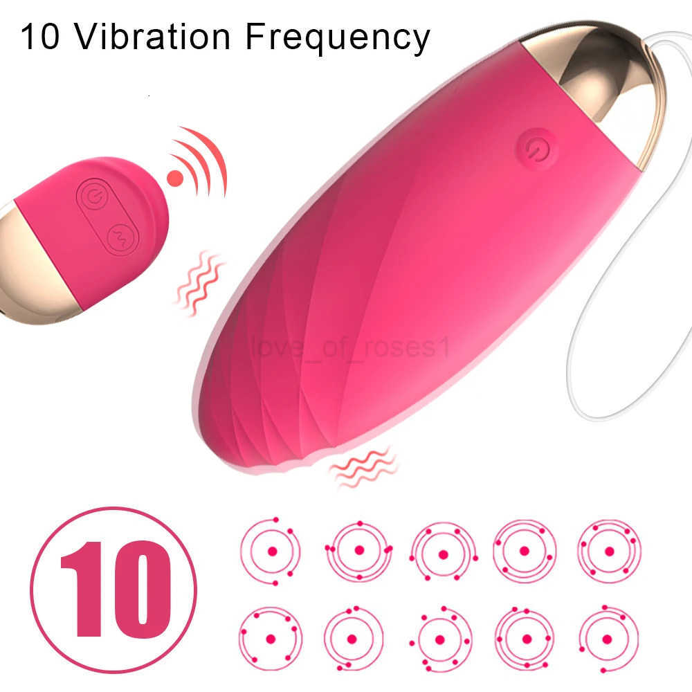 10 Modes Remote Control Body Massager Vibrator for Women Wireless Jump Egg Vibrator Egg Clitoris Stimulator Mini Bullet Vibrator Z250731