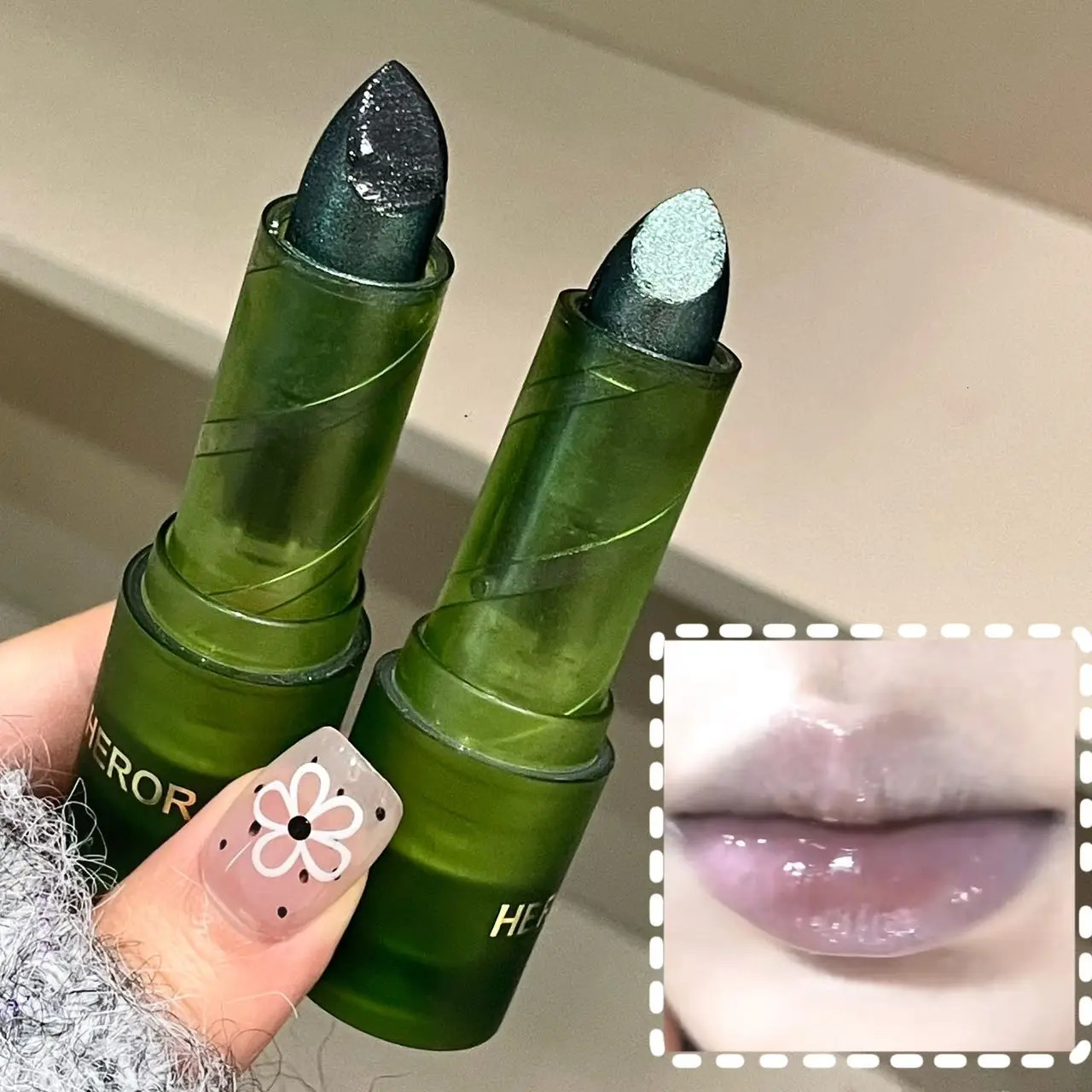 Transparent Shiny Black Lipstick Makeup Plumping Moisturizing Shimmer Black Lip Gloss Mirror Glass Lipsticks Non-stick Lip Tint 250730