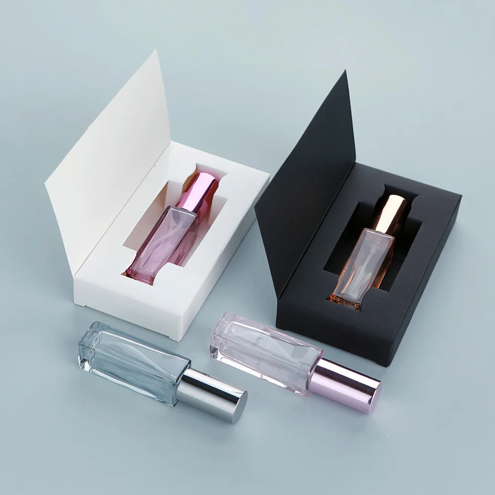 10ml Perfume Bottle Polychrome Bottle and packaging boxes High Quality Thick Glass Refillable Mold Spray Bottle 10/20/30/40PCS 250726