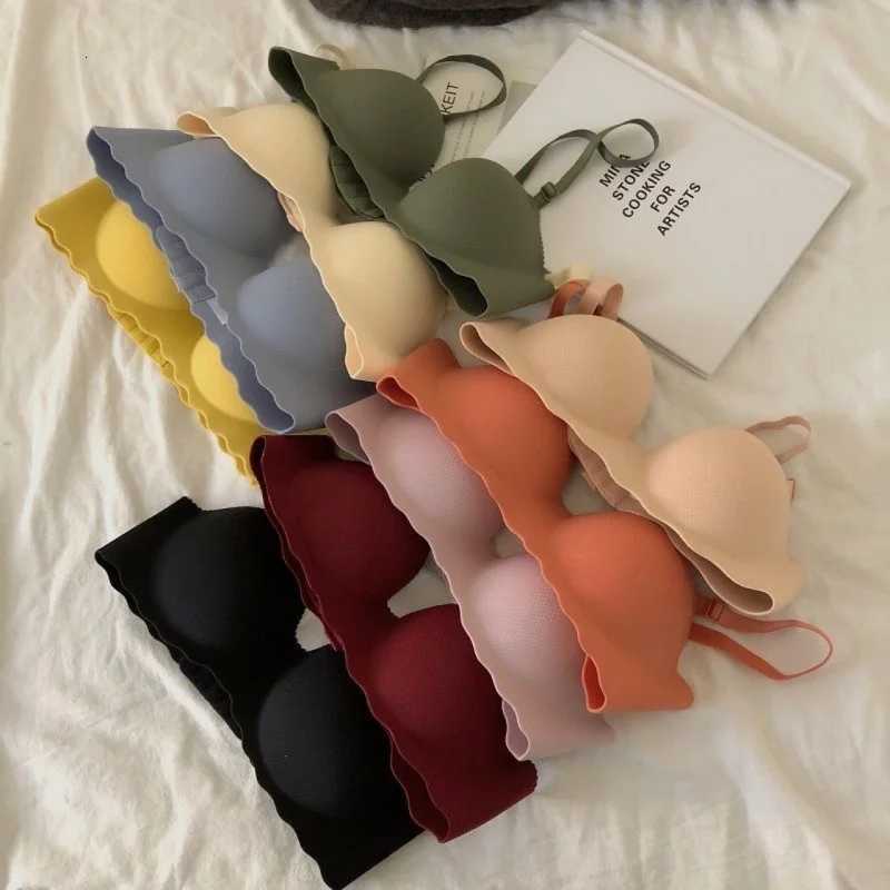 Small Breast Push Up Underwear Korean Style Summer Bra Wireless Thin Sexy Girl Bra Anti Sagging Seamless Z250730