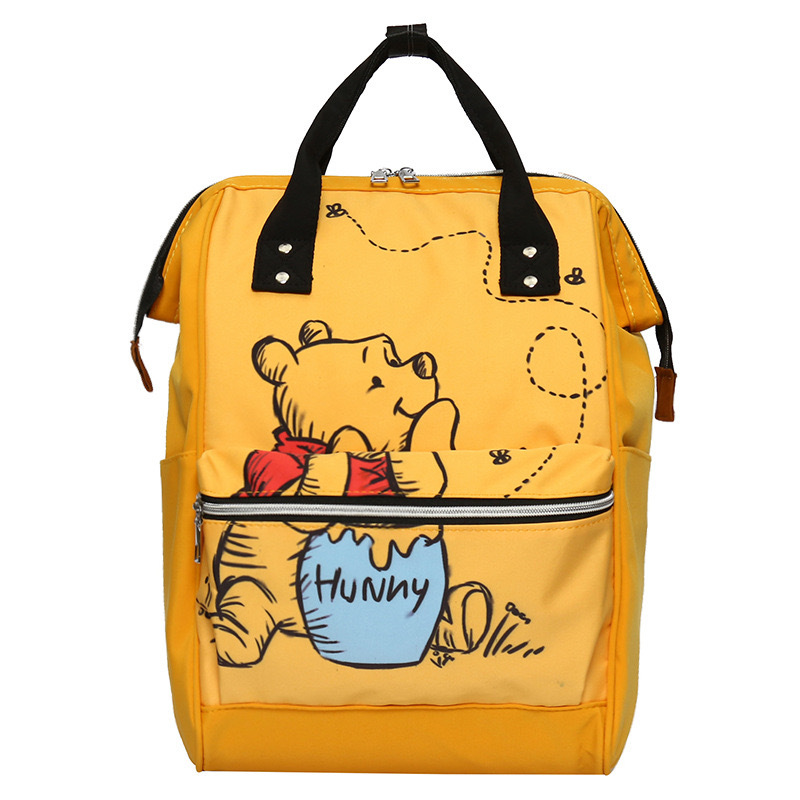 Disney Large Volume Pixar-Inspired Winnie-The-Pooh Patterned Toddlers On-the-GO Backpack Perfect Companion for Little Explorers X250412