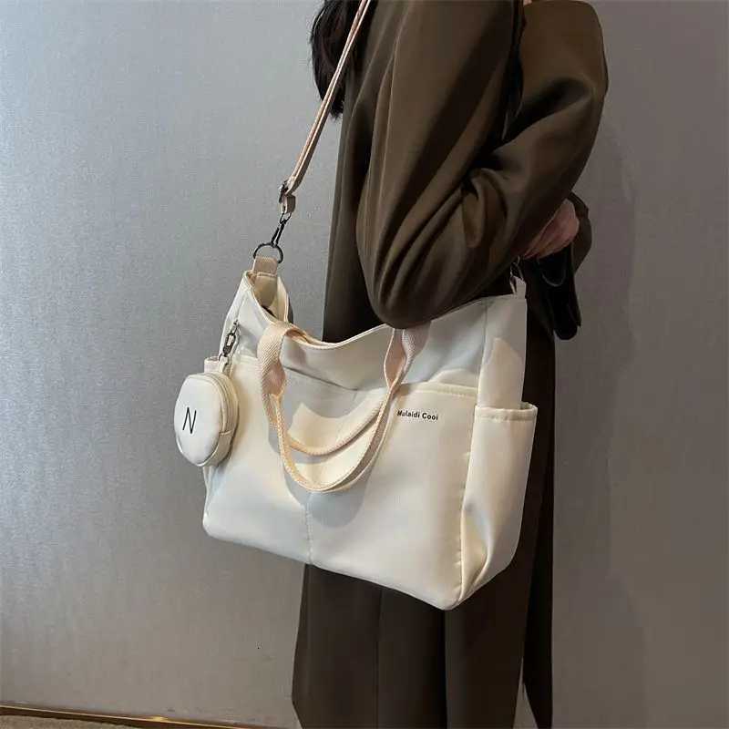 Waterproof Messenger Bag Women Preppy Student Satchels Nylon Shoulder Bag Y250730