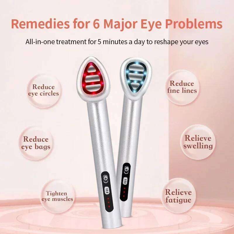 7 Color Microcurrent Massager Electric Vibration Wrinkle Anti-Ageing Eye Massage Dark Circle Removal SPA Skin Care Beauty