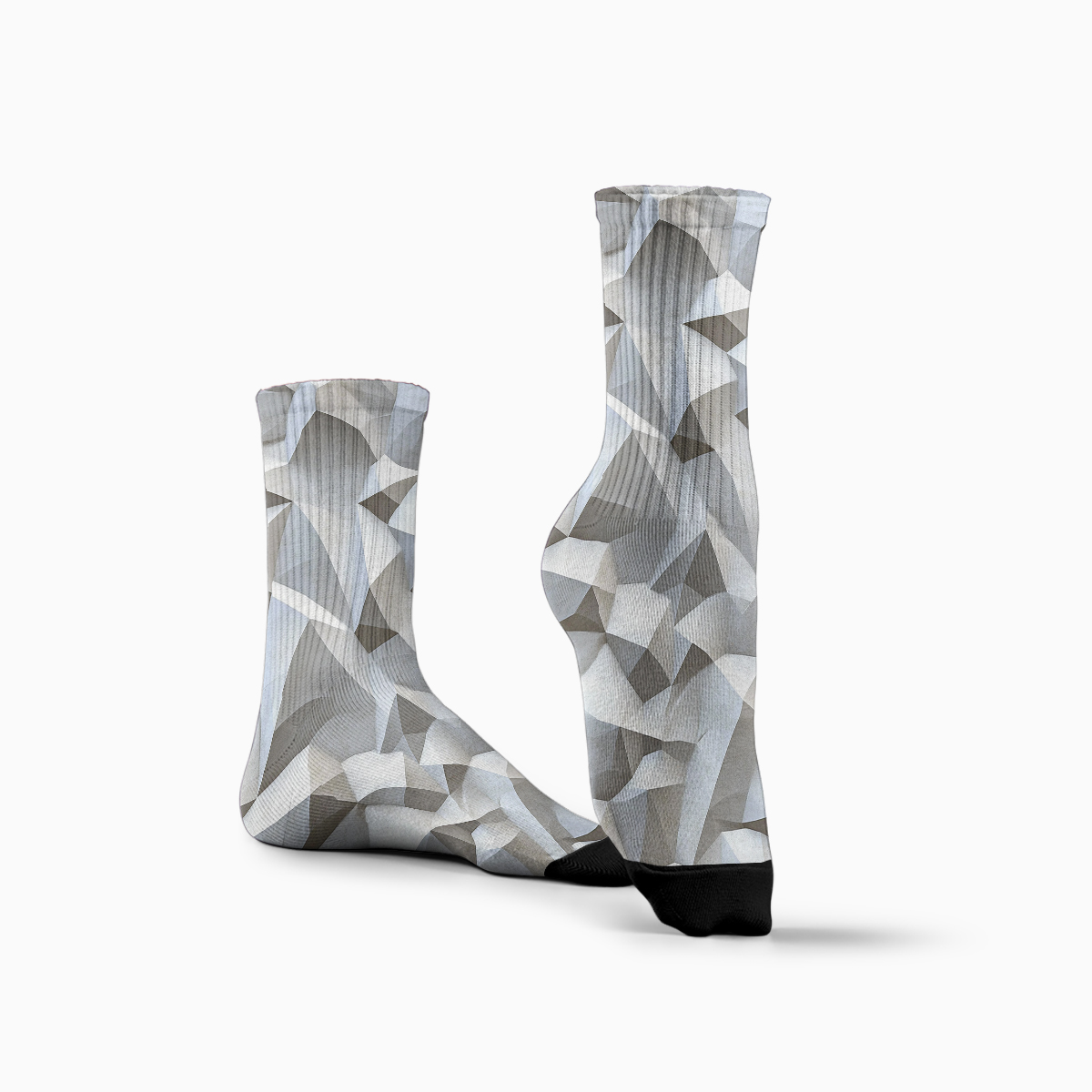 Geometric Triangle Pattern Unisex Tube Sock C118