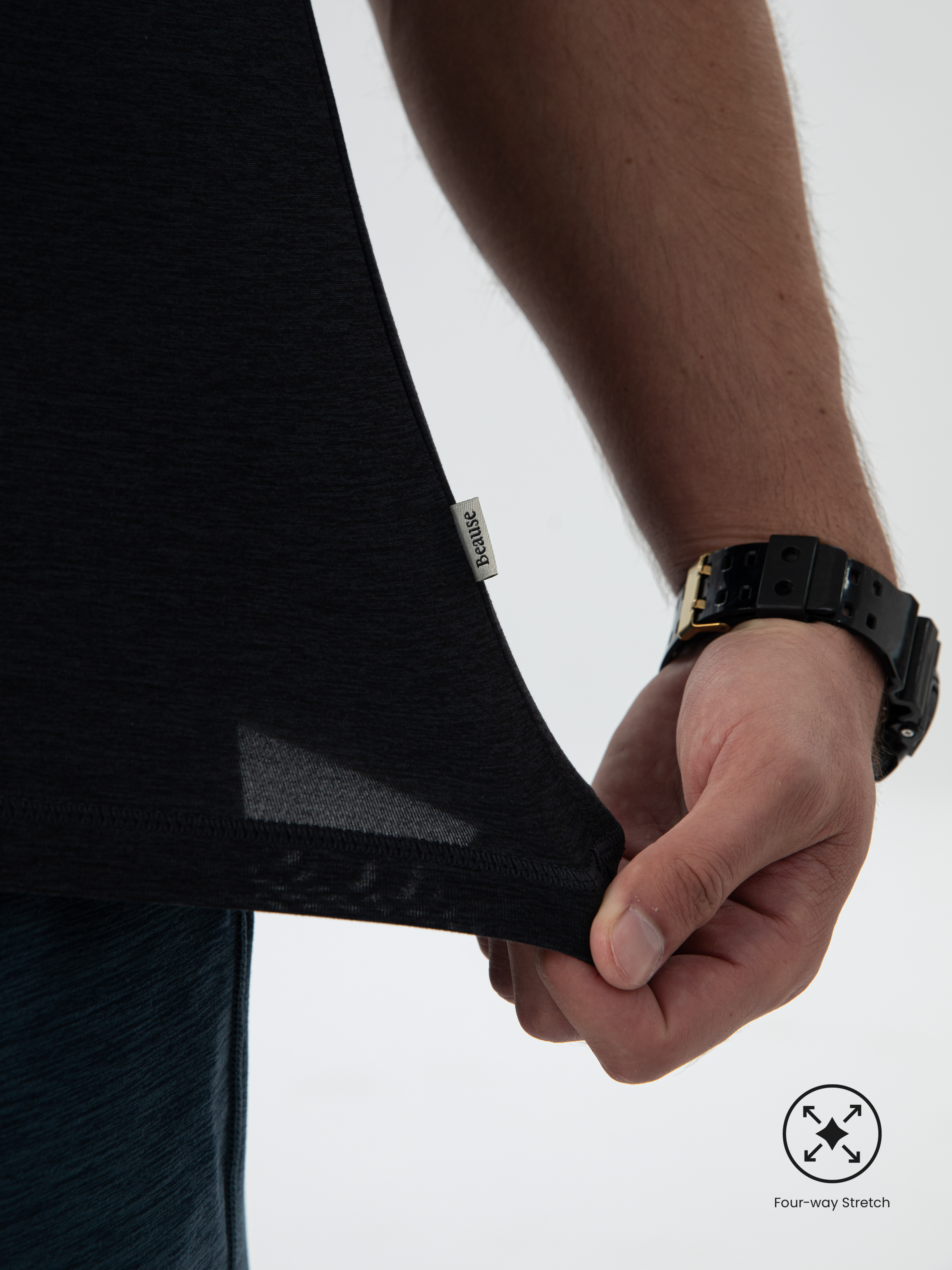 Breathable Mens Light-Duty Tee with Comfort-Fit for Everyday Wear