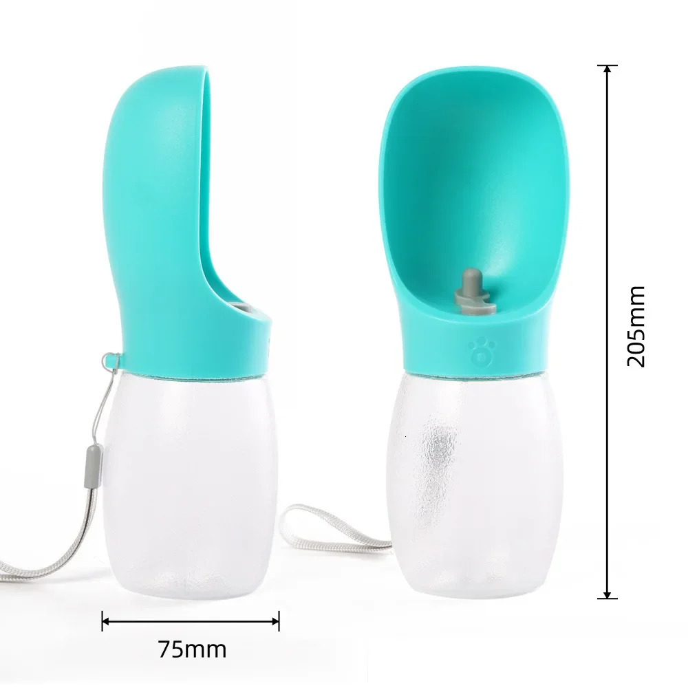 Portable Dog Cat Water Bottle Outdoor Leak Proof Travel Water Dispenser Lightweight Pets Drinking Supply for Hiking Walking 250731