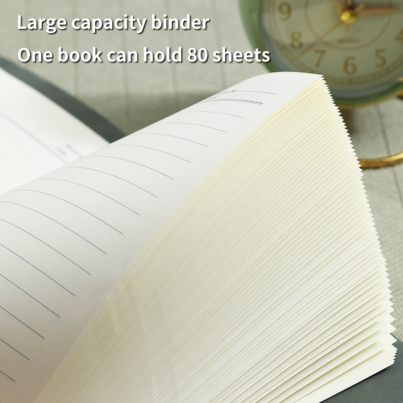 A5 B5 Magnetic Closure Retro Color Lined Planner Notebook Softcover Business Notepad with Magnetic Buckle