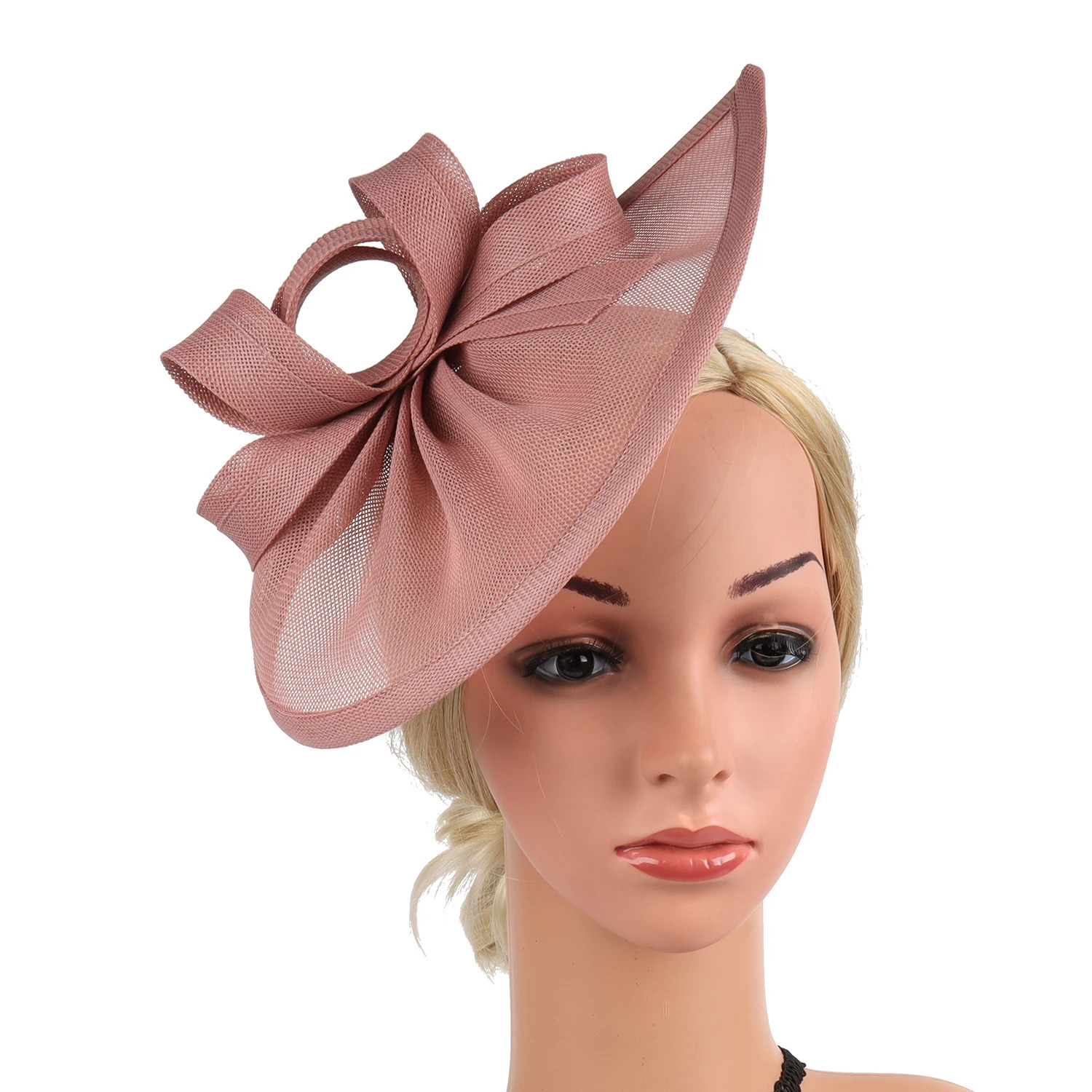 Cocktail Tea Party Fascinator Headband Vintage bowknot Fascinators for Wedding Women 250729