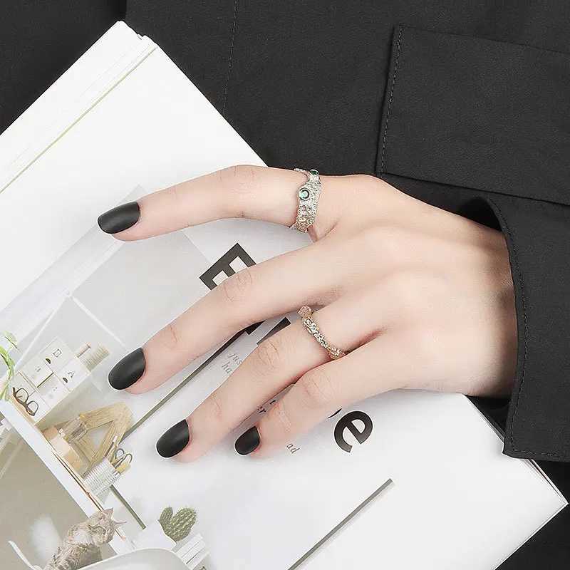 Silver Color Minimalist Rings For Women Couples Fashion Creative Classic Personality Party Jewelry Gifts Wholesale y250730