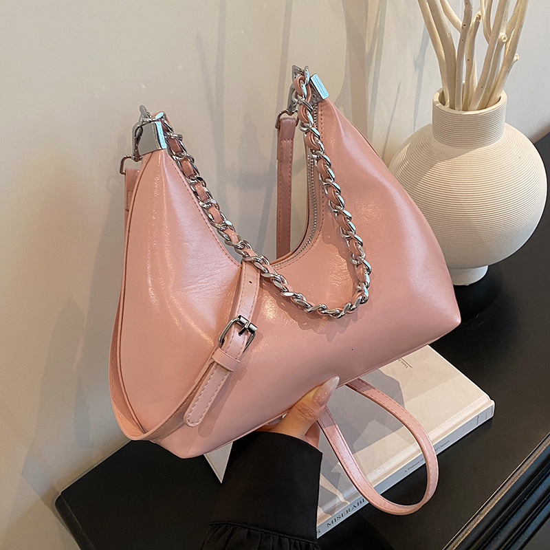 2025 New Trendy Fashion Underarm Women's High-End Light Luxury Versatile Chain Crossbody Dumpling Bag ddmymoon