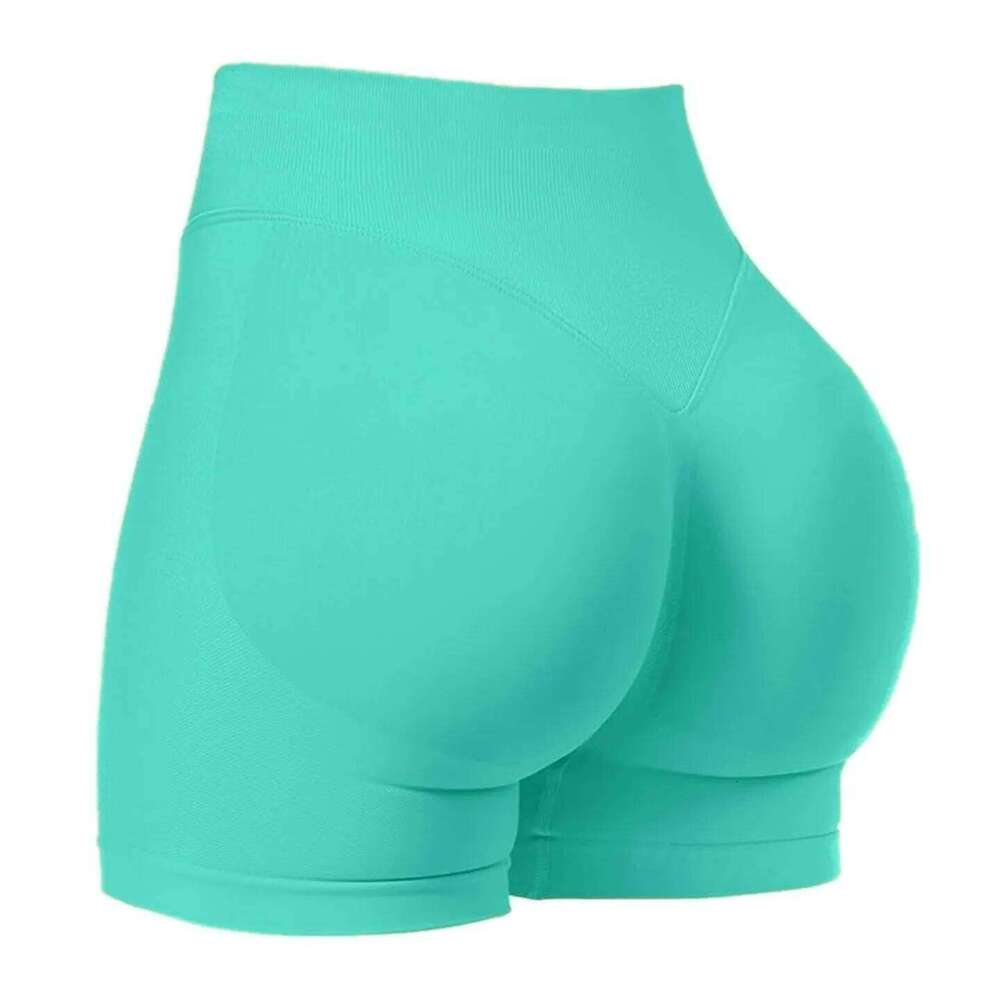 CZGUKE4.5''Shorts Seamless Low Ribbed Waistband Gym Scrunch Bum Yoga Booty High Stretch Running Bike Shorts