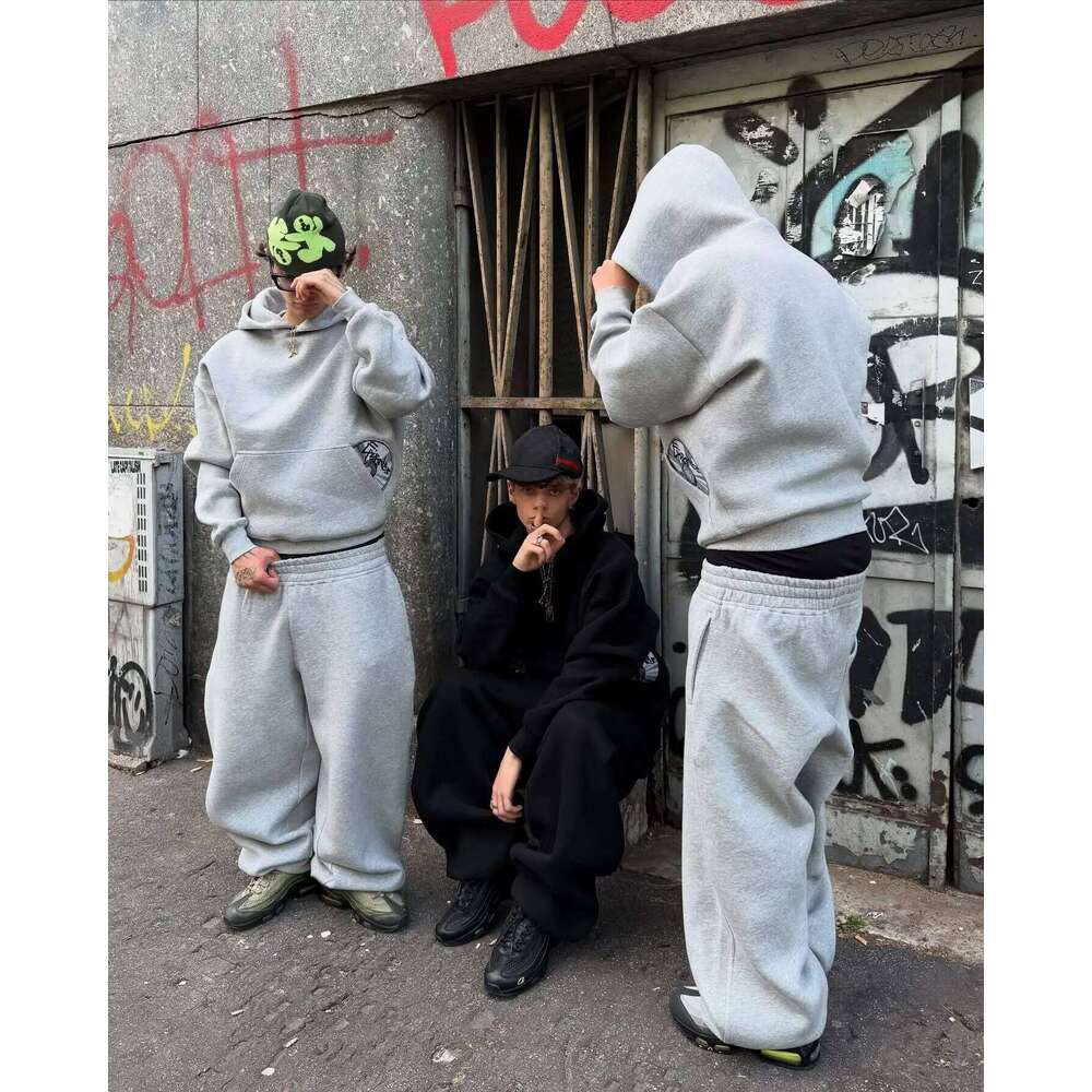 Hip Hop Optical disc ebroidered graphic Casual Sweatpants Y2K Pants Men Gothic Design Baggy Elastic Waist Jogging