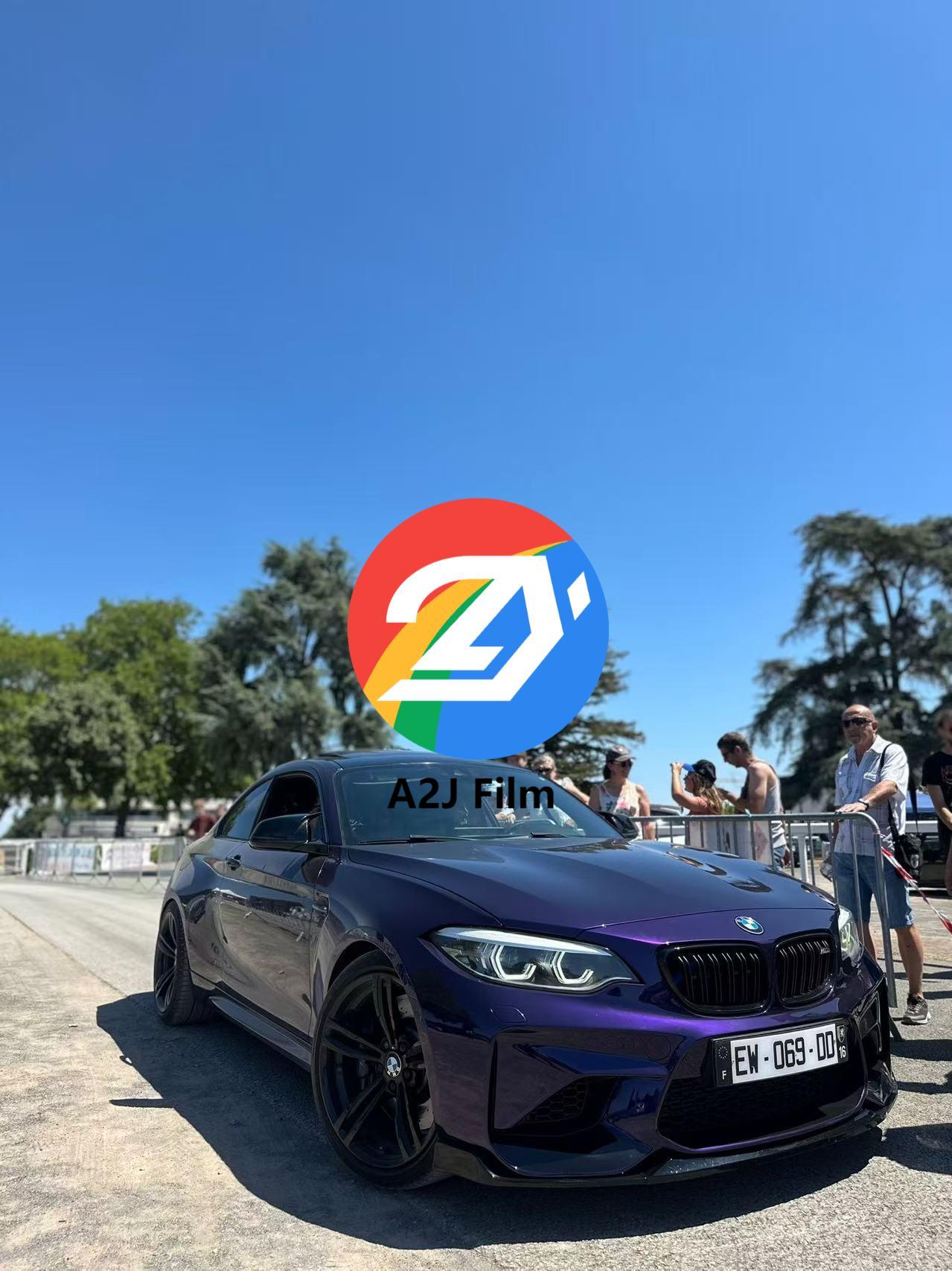 High Gloss TPU PPF Midnight Purple, Vinyl Car Wrap Film, Easy Dry Application