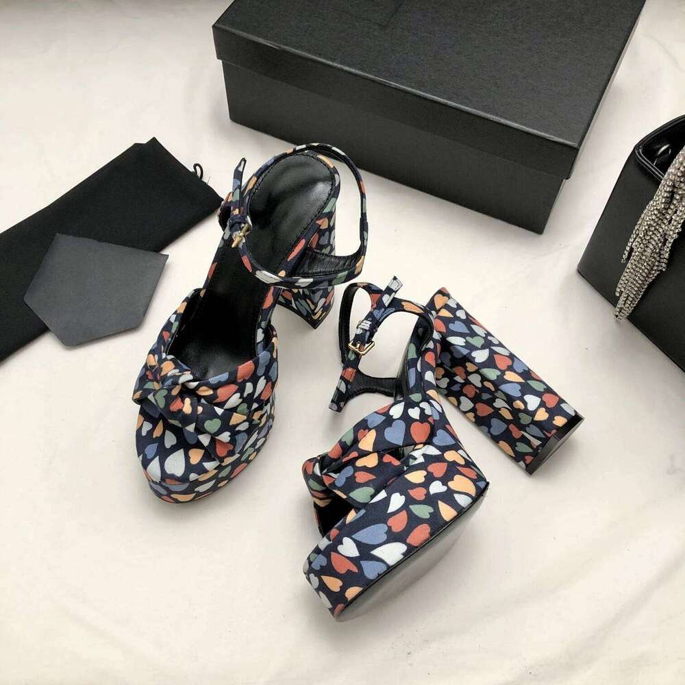 Women Size35-41 Genuine Leather Sandals Butterfly Knot Super High Heels Flat Platform Designer Shoes Zapatillas De Mujer 10f