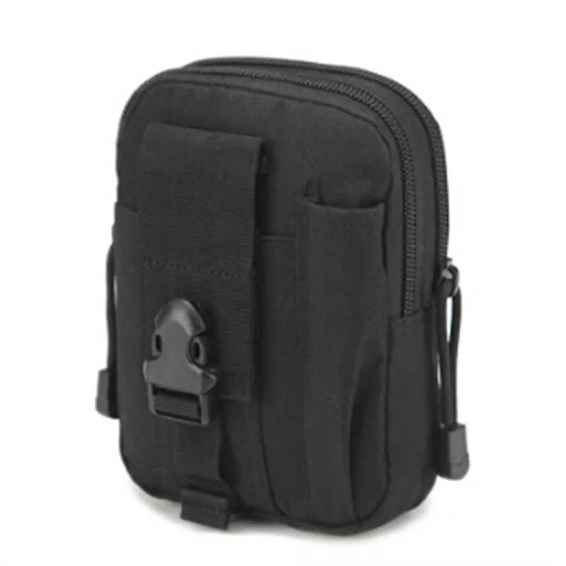 New Men Waist Pack Bum Bag Pouch Waterproof Belt Waist Packs Molle Nylon Mobile Phone Wallet Travel Tool Waist Bag G250729