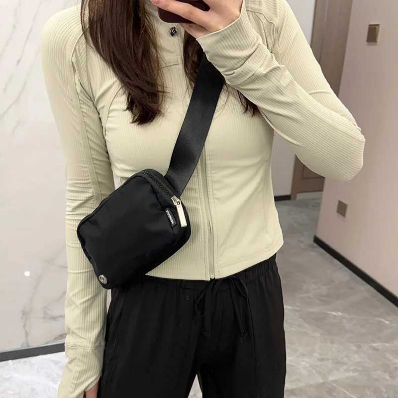 Casual Canvas Crossbody Bag for Women Designer Black/White/Red Shoulder Bags Large Capacity Tote Men Travel Shopping Bag 2025 Y250730
