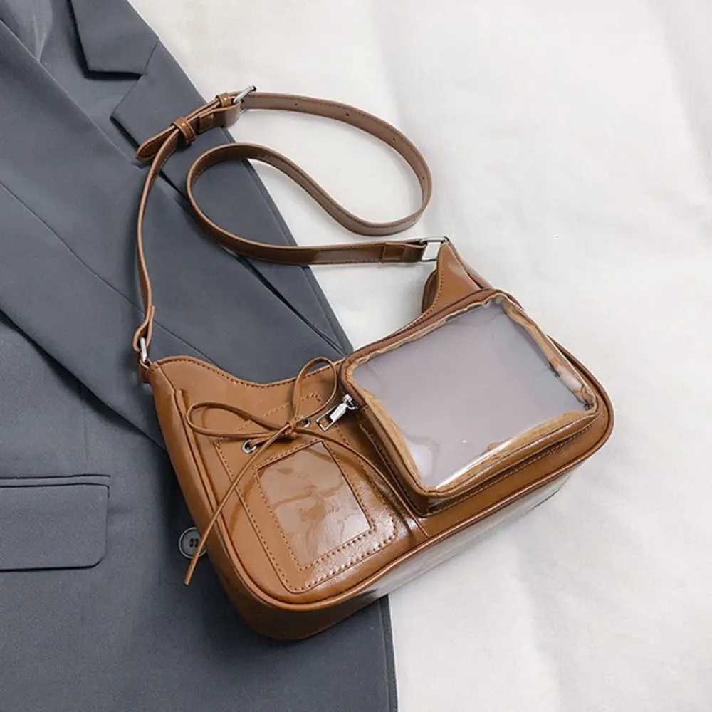 Portable Japanese Style Transparent Itabag Harajuku Pvc JK Shoulder Bag Casual Y2k Lolita Handbag Student Y250730