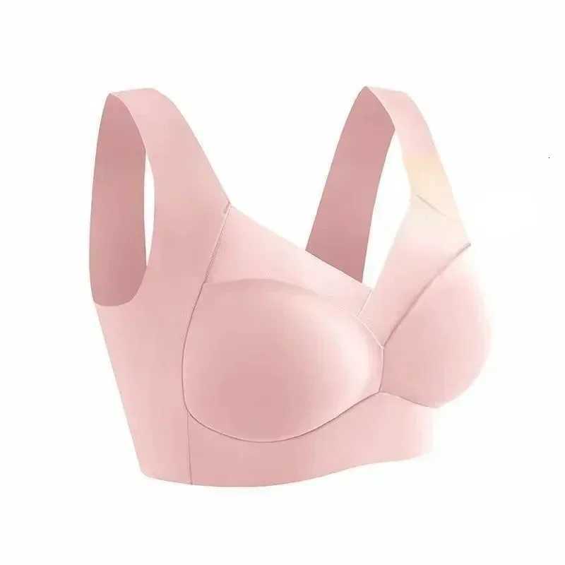 1pcs Ice Silk Seamless Sports Bra Gather Prevent Sagging Underwear No Steel Ring Comfortable Large Size Sexy Bra Vest Bralette Z250730