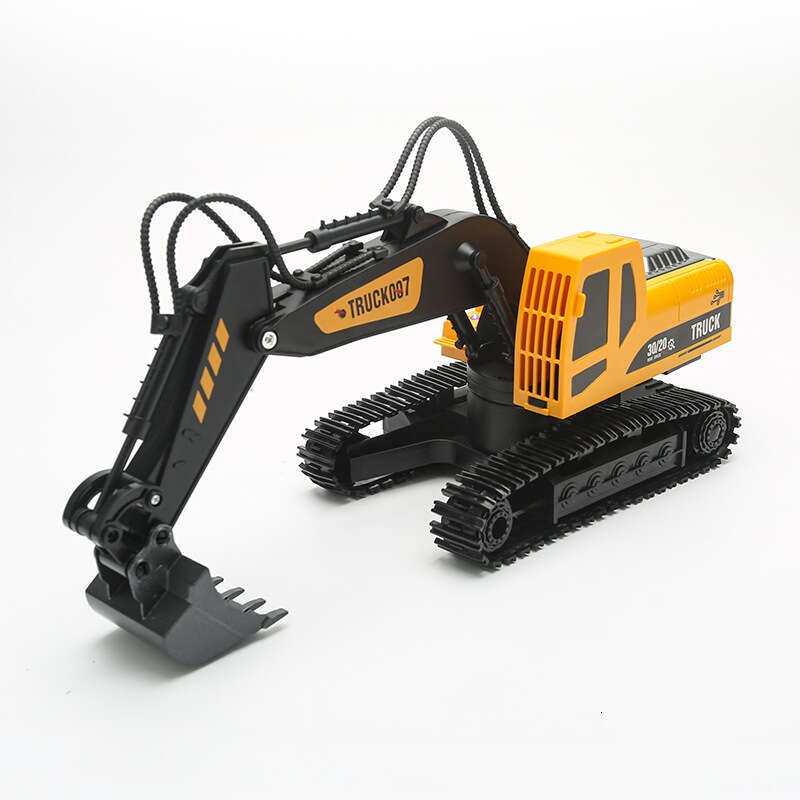 Large Alloy Car for Boys, Engineering Vehicle, Digger Remote Control Car, Excavator Toy