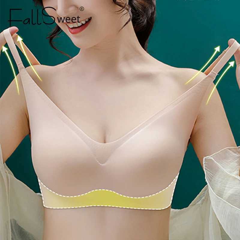 FallSweet Seamless Bra for Women Push Up Bras Comfortable Wireless Bralette Thin Breathable Brassiere Ladies Sexy Lingerie S-XL Z250730