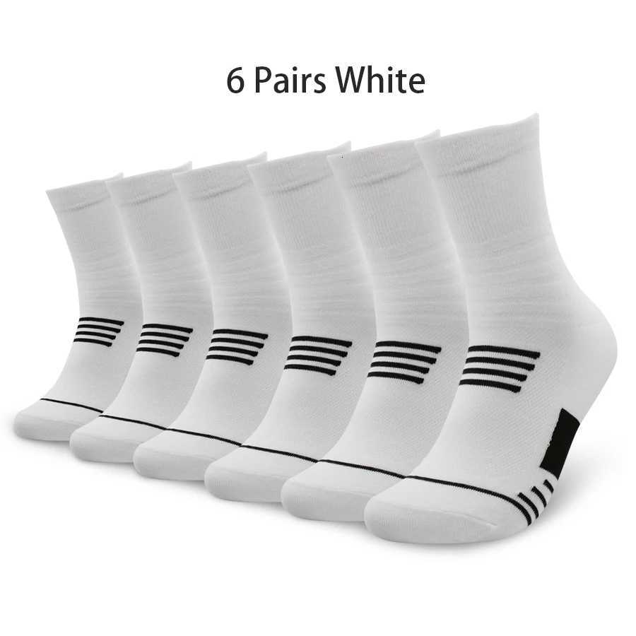 6 Pairs Men Basketball Socks Sports Socks Casual Soft Running Summer Sweat Absorbing Breathable Male Socks Z250731