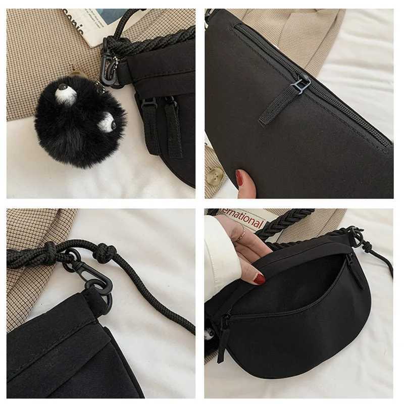 Shoulder Bags for Women Casual Solid Fashion Simple Cute Pendant Womens Design Handbag Spring New Female Crossbody Bag Y250730
