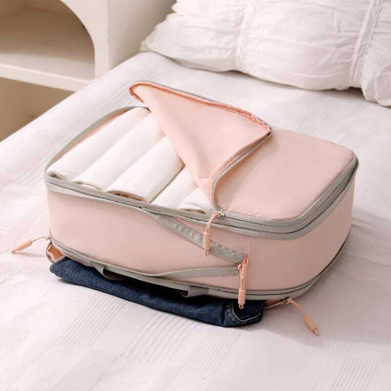 Fashion Simple Compression Storage Bags For Business Portable Clothes Bunderwears Shoes Small Stoages Travel Hand Bag