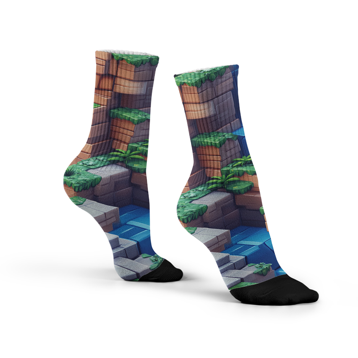 Block - World Adventure Unisex Tube Sock C113