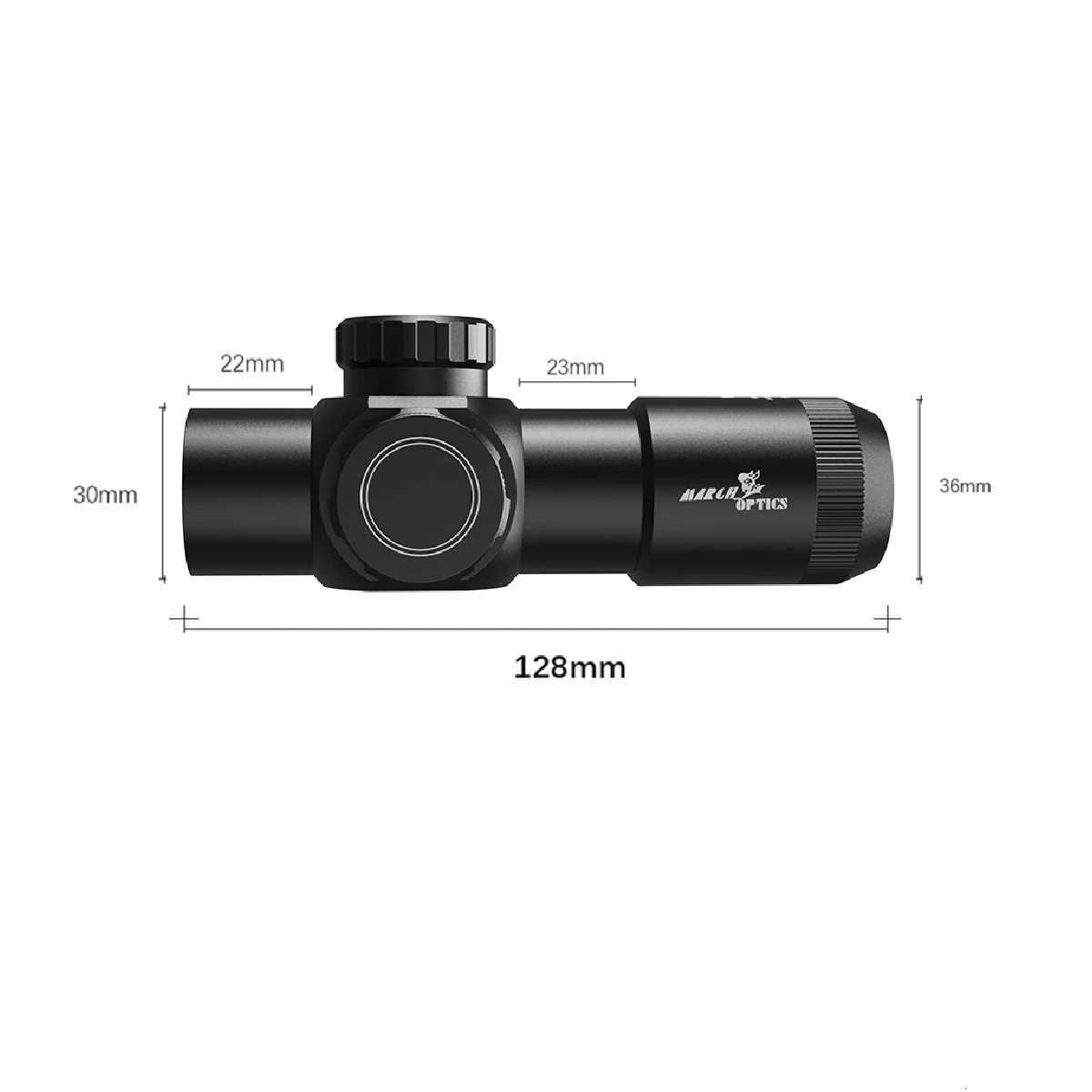 Tactical March HT 3X28IR Riflescope Optics Sight Red Green Illuminated Airsoft Outdoor Sport Hunting Shooting Sight Scope R250730