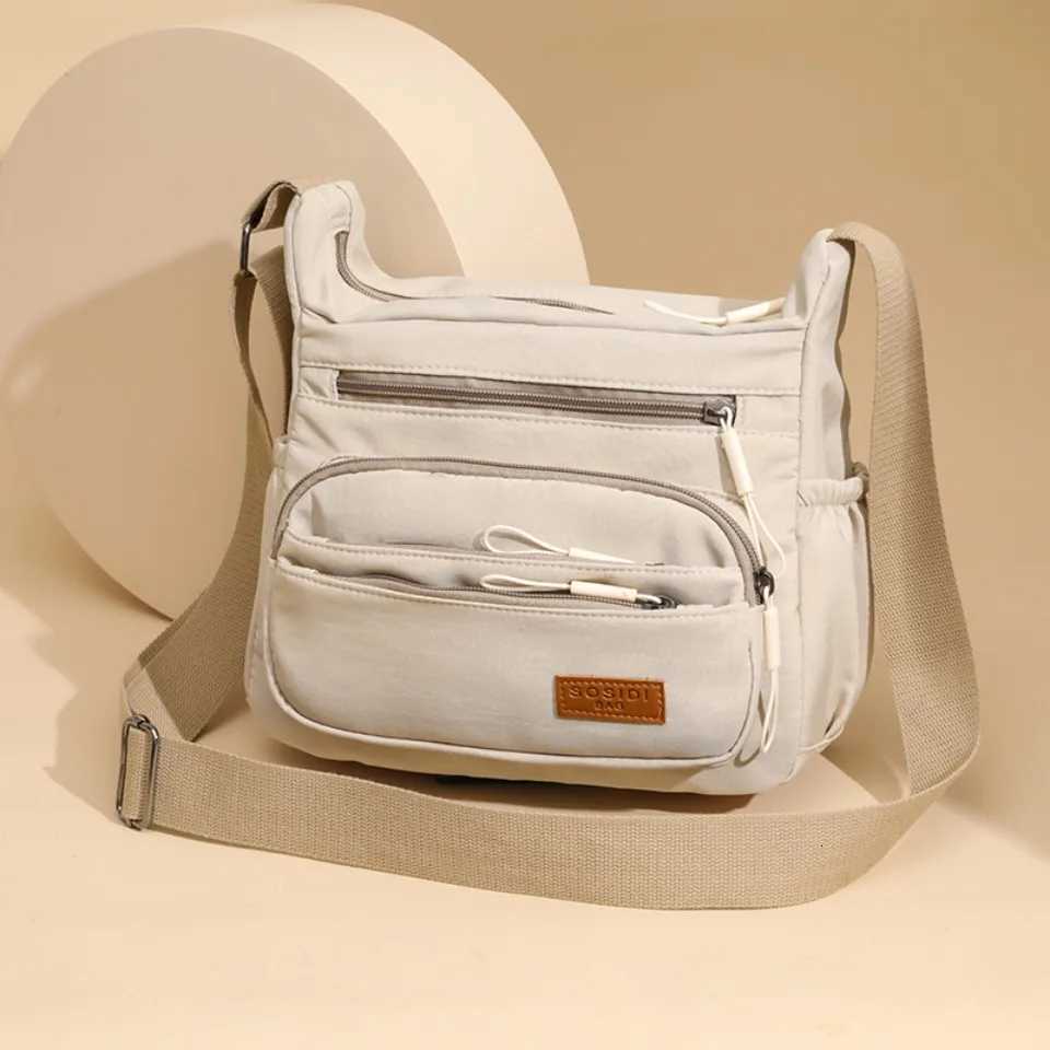 Multiple Pockets Nylon Purses And Handbags Women Shoulder Bag Luxury Handbags Women Bags Designer Crossbody Bags for Women 2025 G250729