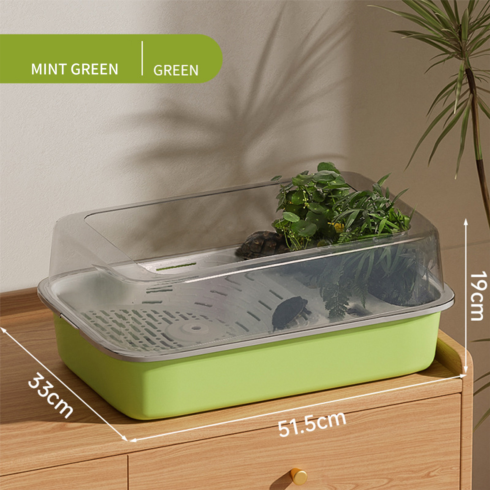 Turtle Small Turtle Tank Luxury Villa Turtle Cage Breeding Box Ecological Turtle Special Tank Source Manufacturer OEM