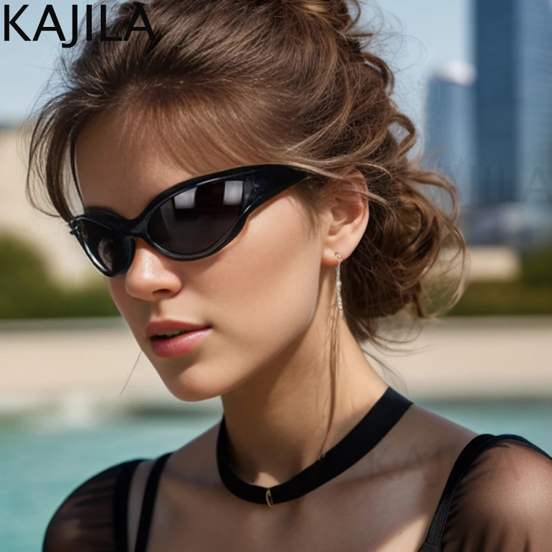 Y2K Punk Sports Sunglasse Men 2025 n Vintage Steampunk Sun Glasses For Ladies Wrap Aound Goggle Shades 250729