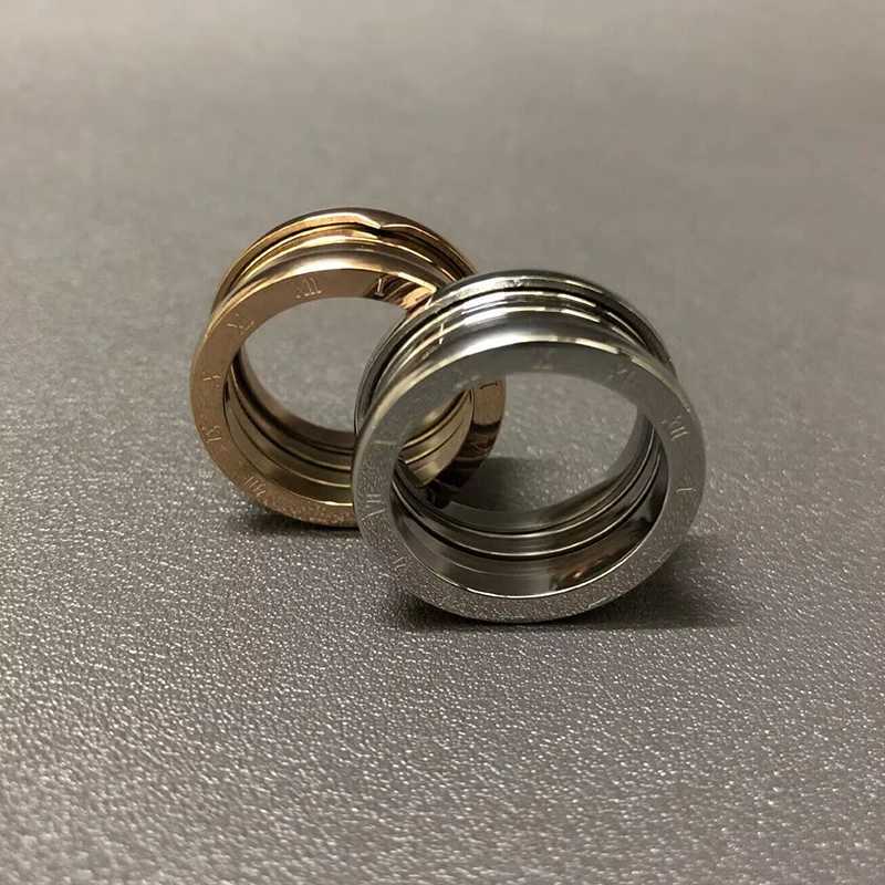 Fashion Spring Rings For Women Stainless Steel Couple Men Casual Finger Ring Designer Luxury Trendy Hip Hop Party Jewelry Gift y250730