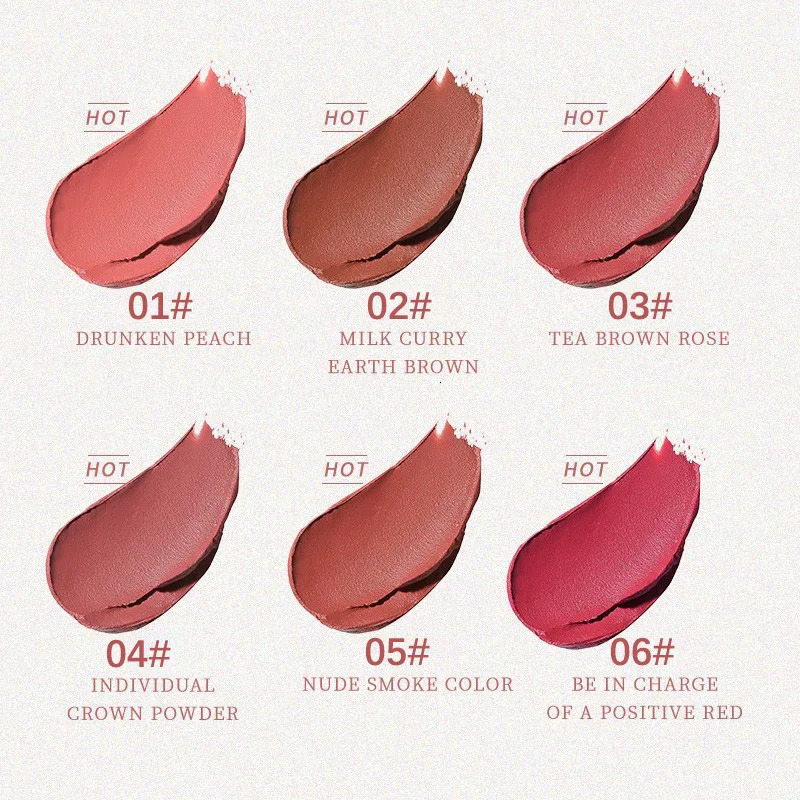 Velvet Matte Lipstick Long-Lasting Water Resistance Non-Stick Cup Suitable For All Skin Types Multi-Color Options 250730