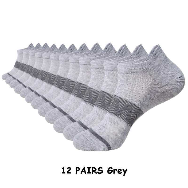 12 Pairs of High-Quality Mens Sports Fitness Running Socks for Spring and Summer Outdoor Leisure and Breathable Short Socks Z250731