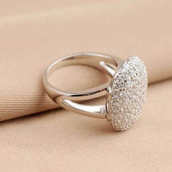 GETNOIVAS Silver Color Twilight Breaking Dawn Bella Engagement Wedding Ring Gorgeous Rhinestone Inlay Women Rings Jewelry SL y250730