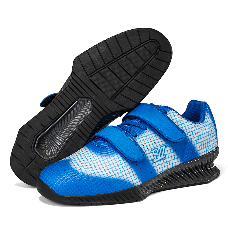 weightlifting Mens trainers sneakers professional support balance anti slip shock absorption