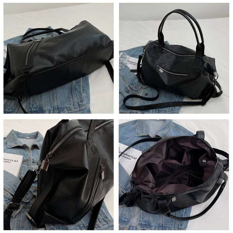 Fashion Women s Large Capacity New Pu Leather Versatile Crossbody Simple Casual Shoulder Tote Bag bag