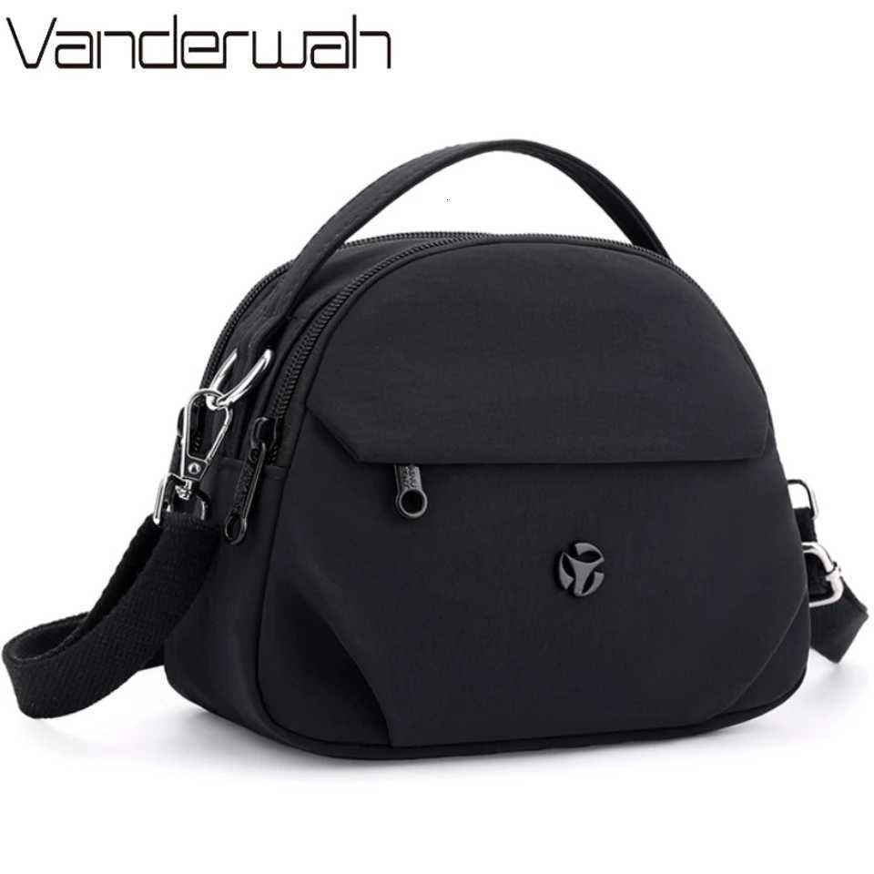 Solid Color Nylon Shoulder Crossbody Bags for Women Mother Handbag Waterproof Small Tote Bags for Outdoor Travel Daily Use G250729
