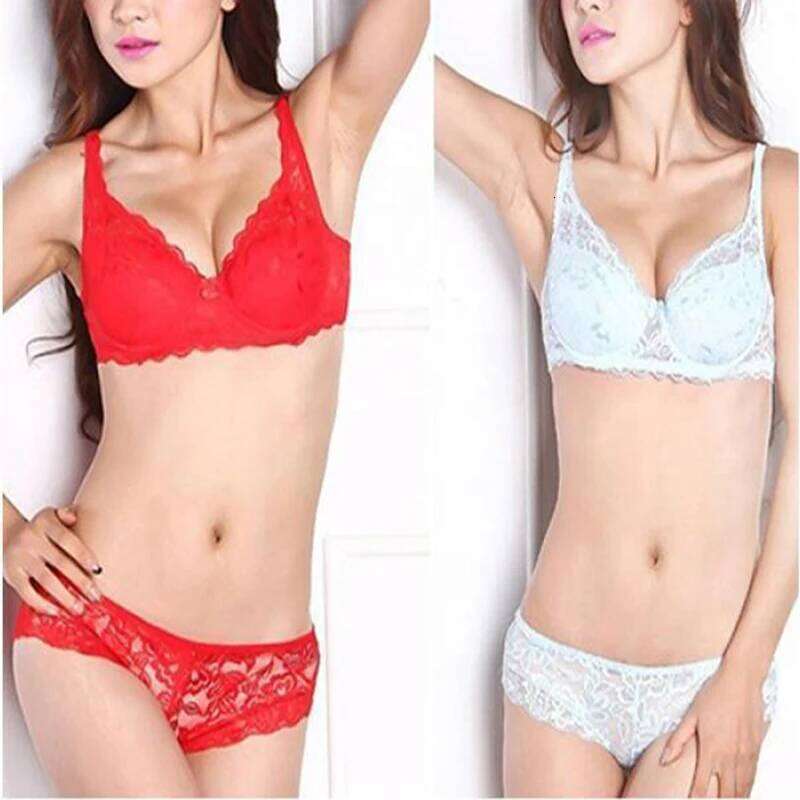 New Sexy Floral Lace Bras Women Summer Thin Push Up Brassiere Solid Color Comfort Breathable Underwear Female Fashion Lingerie