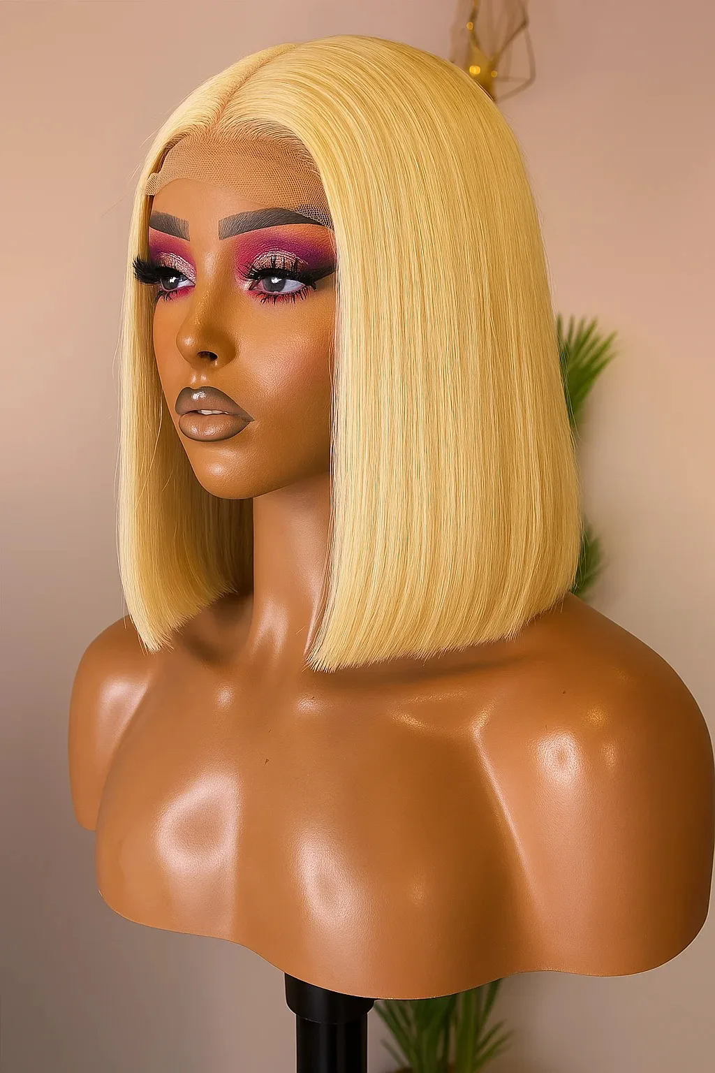Blonde Bob Wig Human Hair 613 Lace Front Wigs raw virgin Hair 5*5 HD Lace closure Frontal Wig PrePlucked Short Straight Bob Wig
