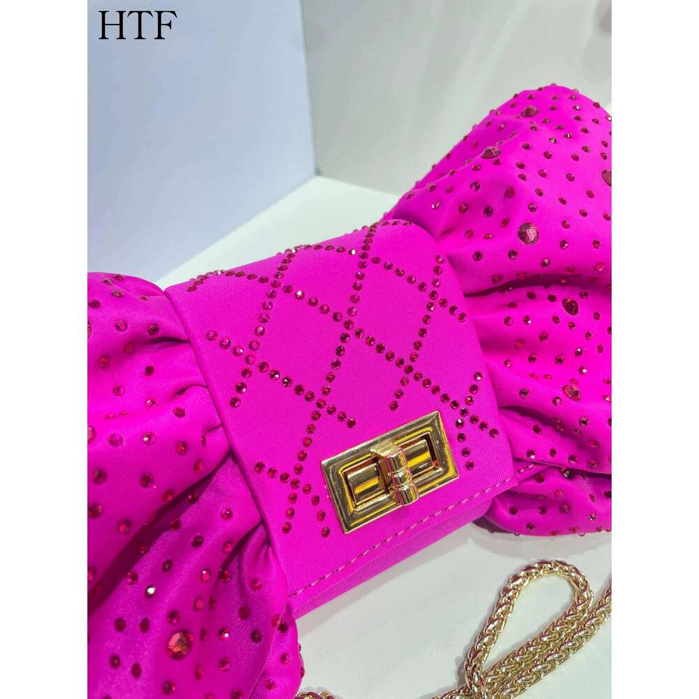Butterfly Rhinestones Evening Bags Metal Prom Dias Clutch With Chain Shoulder Handbags Wedding Female Purse