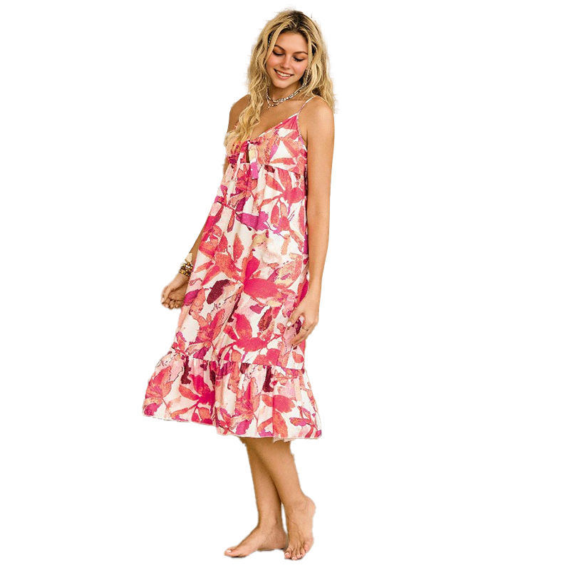 2025 New Women's Spring/Summer Bow-Knot Openwork Strapless Long Dress Nightgown Homewear