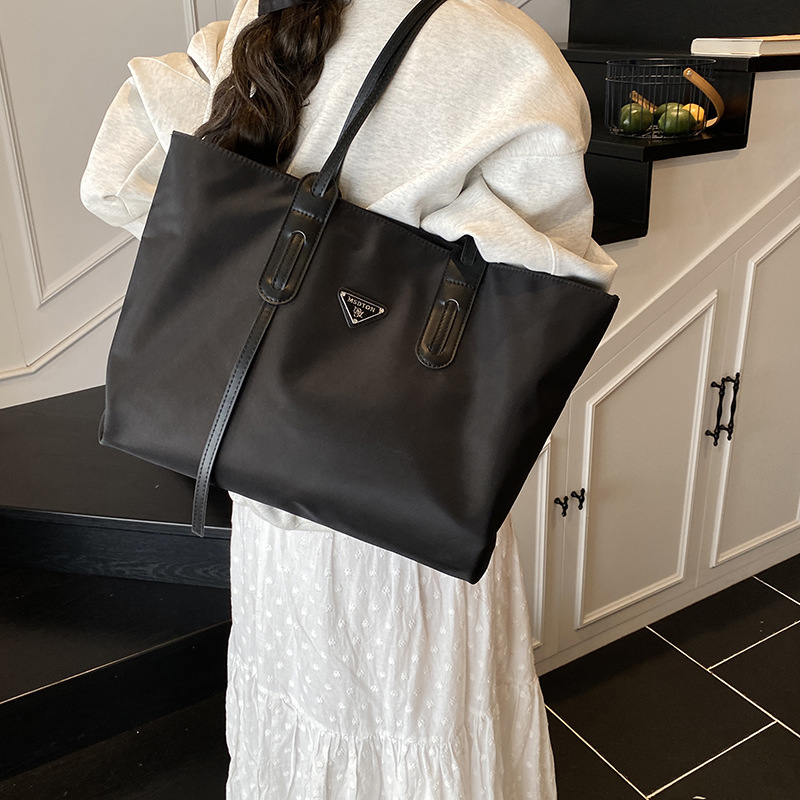 Tote Bags for Women Black Shopping Bag Leisure Versatile Handbag Mommy Tote Bag Crossbody Bag Free Shipping 2025s